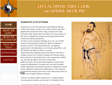Tablet Screenshot of leesomdacupuncture.com
